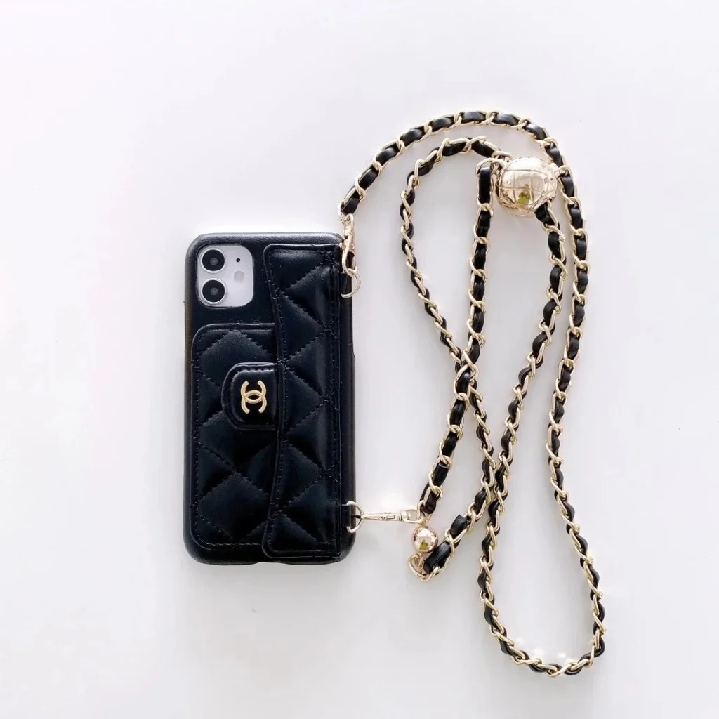 Hot Selling Luxury Mobile Phone Case Cover With Strap Fashion Designer Phone Accessory Bag For Phone